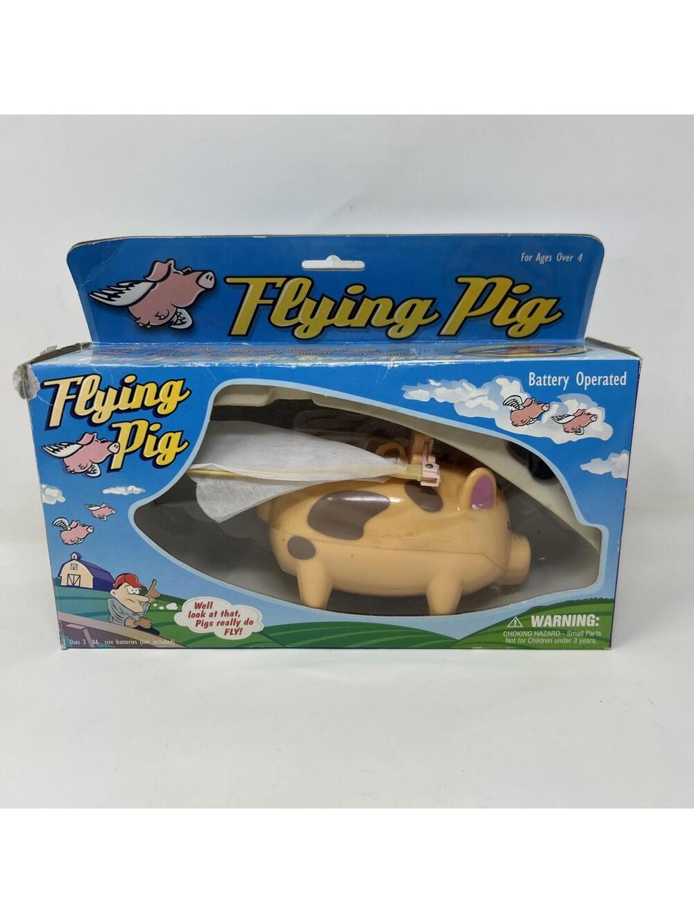 Pro-Motion Novelty Co. Flying Pig. New Open Box, Novelty Gag Gift!